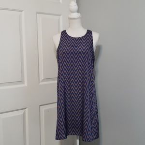 Chevron dress sz M